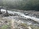 Varallo, frazione Morca: la piena del torrente Moro rende inagibile il guado