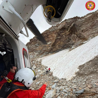 Alagna Valsesia, soccorsi quattro alpinisti rimasti bloccati in parete