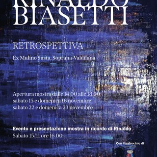 Soprana: Mostra di Rinaldo Biasetti all'ex Mulino Susta