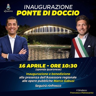 Gabusi in Valsesia: taglio del nastro al ponte di Doccio e confronto con gli amministratori locali