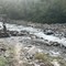 Varallo, frazione Morca: la piena del torrente Moro rende inagibile il guado