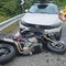 Scontro auto-moto sulla Cremosina