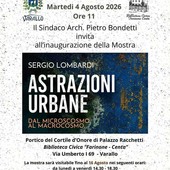 Varallo, in Biblioteca si inaugura la mostra “Astrazioni Urbane” di Sergio Lombardi