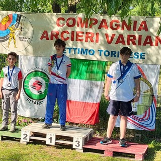 Arcieri del Sesia, Davide Bozzo Rolando d’argento al Trofeo Pinocchio regionale