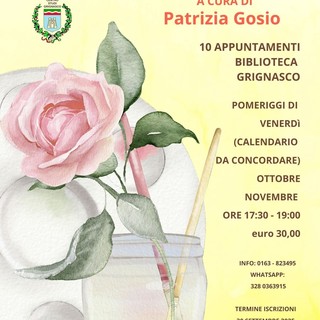 Grignasco, al via il laboratorio di acquerello con Patrizia Gosio