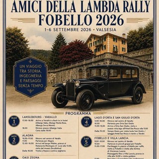 Da domani la Valsesia accoglie le Lancia Lambda per sei giorni tra storia e paesaggi