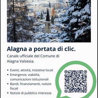 Alagna Valsesia “a portata di clic”: nasce il canale ufficiale del Comune per avvisi, eventi e emergenze