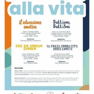 “Allenare alla Vita”, quattro incontri tra Borgosesia, Gattinara, Serravalle e Varallo