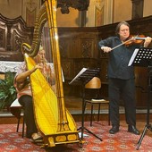 Aranco, arpa e violino per una serata dedicata a San Francesco e al Santuario di Oropa Aranco, arpa e violino per una serata dedicata a San Francesco e al Santuario di Oropa