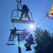 Esercitazione SAF dei Vigili del Fuoco all’Alpe di Mera Esercitazione SAF dei Vigili del Fuoco all’Alpe di Mera