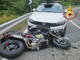 Scontro auto-moto sulla Cremosina