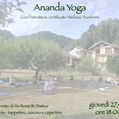 Postua, Ananda Yoga all’aperto: appuntamento il 27 agosto con Stefano Trasforini