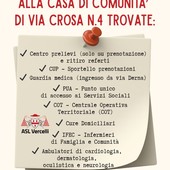 Vercelli, dall’11 maggio i servizi sanitari nella nuova Casa di Comunità di via Crosa