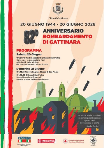 Gattinara ricorda l’82° anniversario del bombardamento Gattinara ricorda l’82° anniversario del bombardamento