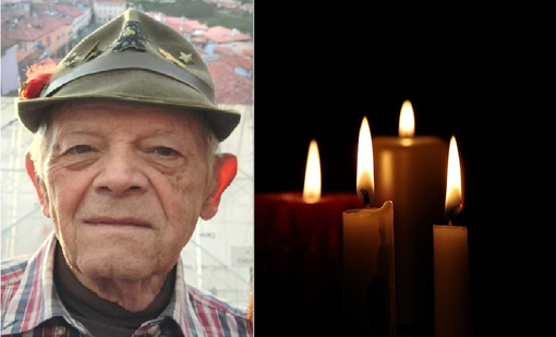 Alpini in lutto per la morte di Luciano Coccolo, l'ultimo addio a Valle Mosso