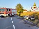 Dal Nord-ovest. Vercelli, scontro fra un'auto e uno scooter elettrico: l'intervento dei soccorsi