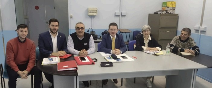 Da sinistra: Simone Cuozzo, Leonardo Dolce, Andrea Campasso, Luca Vannelli, Elena Porro, Sandro Crestani