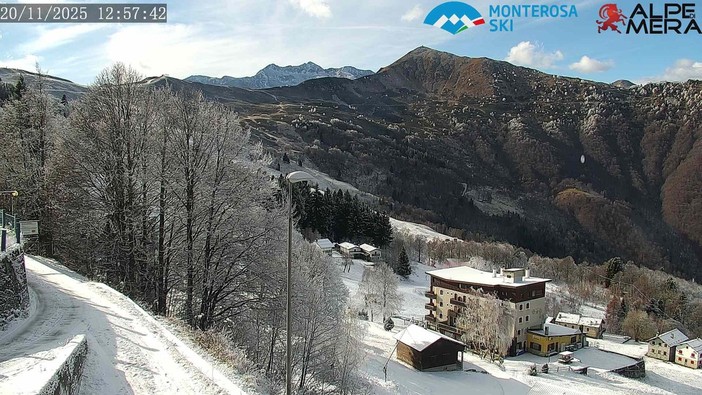 Alpe di Mera, arriva la prima neve: piste in preparazione Alpe di Mera, arriva la prima neve: piste in preparazione