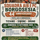 Borgosesia, 44 anni di volontariato AIB: una giornata per ricordare Tiziano, Simone e Bruno