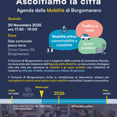 Borgomanero, il 20 novembre il laboratorio urbano dedicato all’Agenda della Mobilità: cittadini invitati a contribuire Borgomanero, il 20 novembre il laboratorio urbano dedicato all’Agenda della Mobilità: cittadini invitati a contribuire
