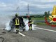 Incidente sull'A26, i Vigili del Fuoco evitano in tempo le fiamme nel mezzo