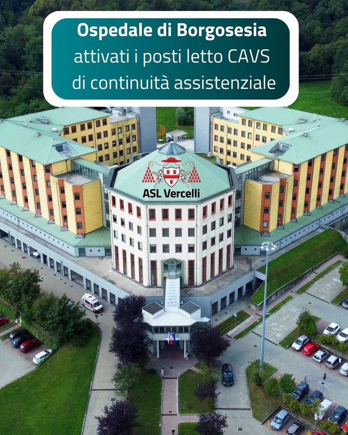 Borgosesia, attivati i primi posti letto CAVS per la continuità assistenziale