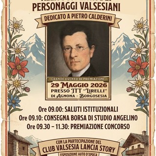 “Alla scoperta dei personaggi valsesiani”, a Borgosesia la premiazione dedicata a Pietro Calderini
