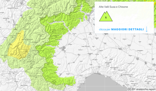 Pericolo valanghe di grado 2-Moderato in quota sui settori di confine settentrionali e occidentali per riscaldamento