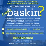 A Gattinara una serata per scoprire il Baskin, lo sport inclusivo che fa giocare insieme ragazzi con e senza disabilità A Gattinara una serata per scoprire il Baskin, lo sport inclusivo che fa giocare insieme ragazzi con e senza disabilità