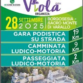 Sport e solidarietà: il 28 settembre la gara podistica del Circuito Viola