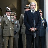 "Genova e la Liguria vi vogliono bene": il saluto di Bucci per la 97ª Adunata Nazionale degli Alpini