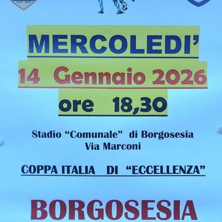 Borgosesia-Alessandria, al “Comunale” la sfida di Coppa Italia di Eccellenza