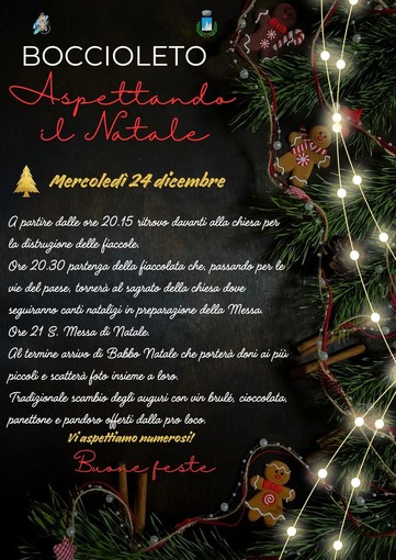 Boccioleto, fiaccolata e tradizioni per la vigilia con “Aspettando il Natale”