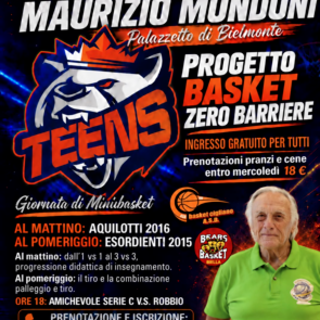 Una giornata di grande basket a Bielmonte con Maurizio Mondoni