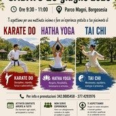 Karate, yoga e tai chi al Parco Magni: Bodhi Dharma Kyo apre le porte a Borgosesia Karate, yoga e tai chi al Parco Magni: Bodhi Dharma Kyo apre le porte a Borgosesia