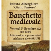 All’Istituto Alberghiero “Giulio Pastore” un banchetto medievale per rivivere i sapori del passato