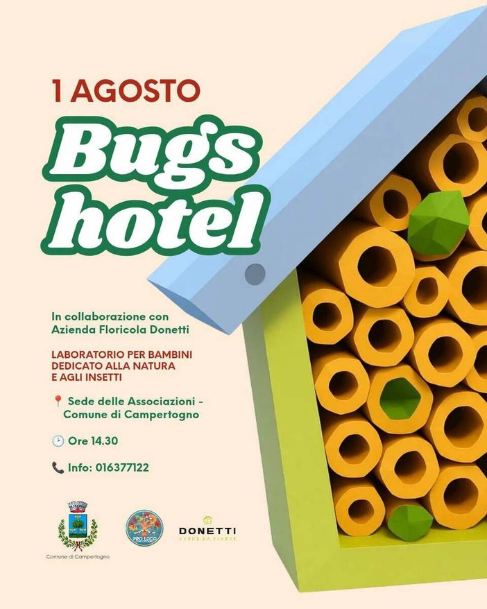 Campertogno, laboratorio per bambini dedicato alla natura e agli insetti Campertogno, laboratorio per bambini dedicato alla natura e agli insetti