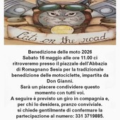 Romagnano Sesia, torna la tradizionale benedizione delle moto