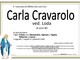 Carla Cravarolo, ved. Loda