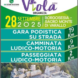 Sport e solidarietà: il 28 settembre la gara podistica del Circuito Viola