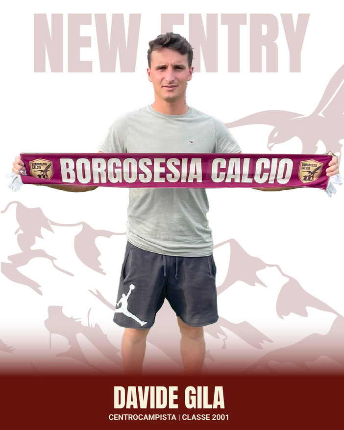 Borgosesia Calcio, Davide Gila è un nuovo giocatore granata Borgosesia Calcio, Davide Gila è un nuovo giocatore granata