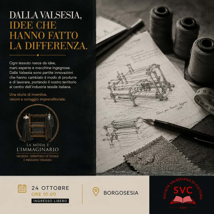 A Borgosesia un incontro dedicato alla storia e all’innovazione del tessile valsesiano