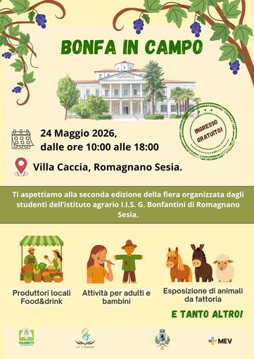 A Romagnano Sesia la seconda edizione di “Bonfa in Campo”