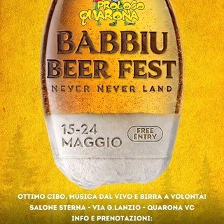 Babbiu Beer Fest a Quarona: dieci giorni tra birra, musica e serate a tema