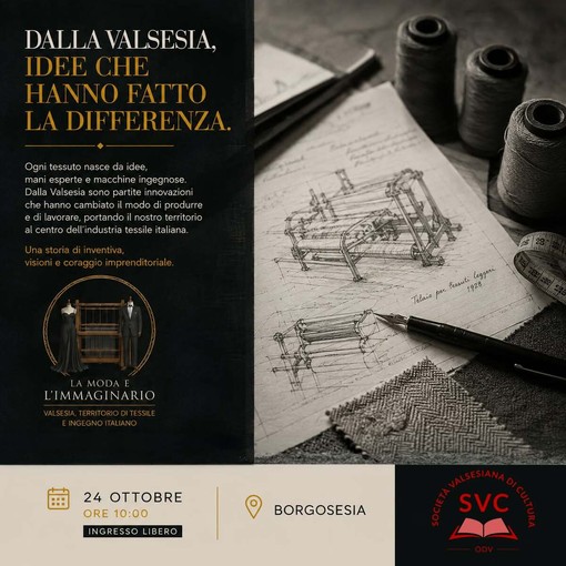 A Borgosesia un incontro dedicato alla storia e all’innovazione del tessile valsesiano A Borgosesia un incontro dedicato alla storia e all’innovazione del tessile valsesiano