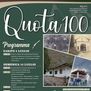 &quot;Quota 100&quot;: i festeggiamenti in occasione del centenario del Gruppo Alpini Serravalle Sesia