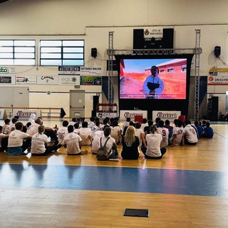 Barberi Valsesia Basket: Gianpaolo Ricci (Pippo) si racconta all'Academy - Foto di Lety Bertini e Marta Deagostini.