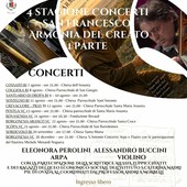 San Francesco e Armonia del Creato, al via la quarta stagione di concerti