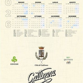 Gattinara, il calendario 2026 della raccolta differenziata diventa anche racconto della città
