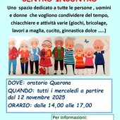 Quarona inaugura il nuovo Centro Incontro: uno spazio per socializzare, creare e stare insieme